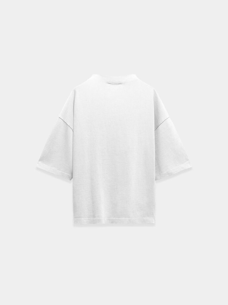 Light Grey Cozy Chic 3/4 Sleeve Relaxed Cotton Tee