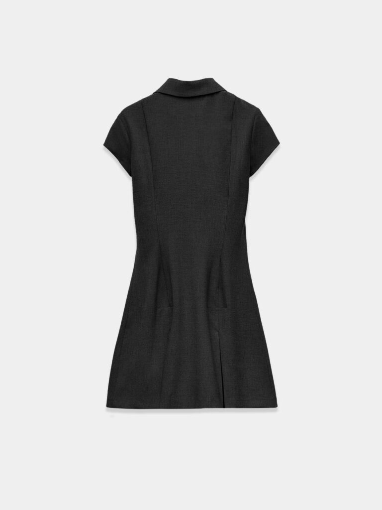 Grey Charm Polo Dress