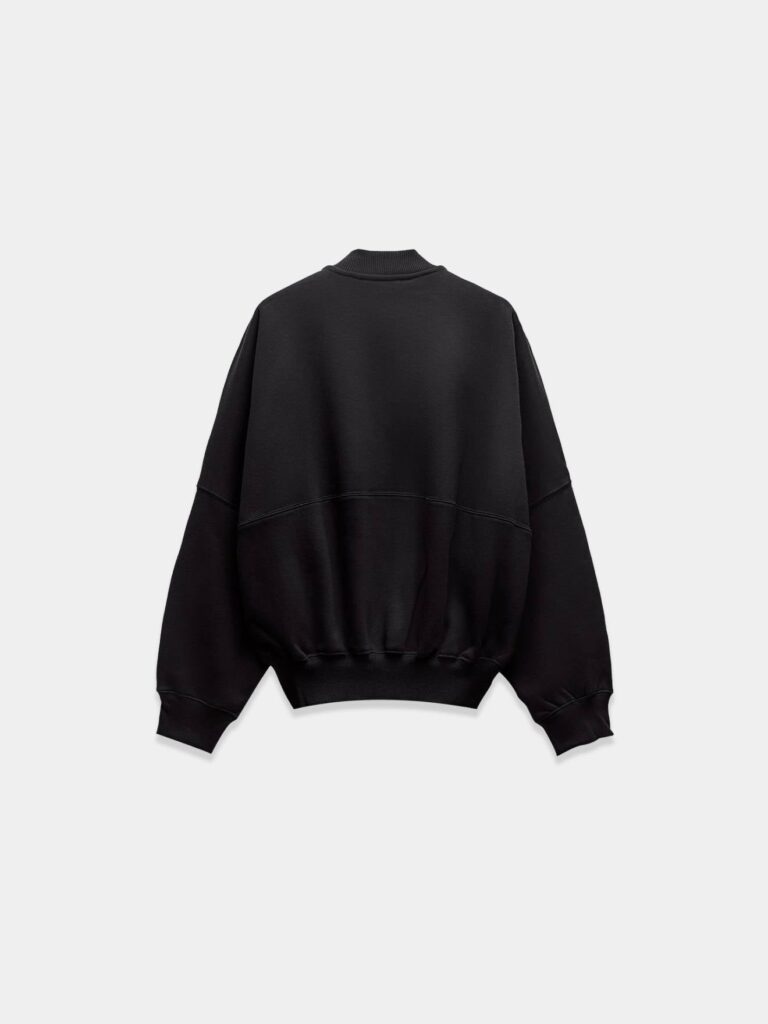 White sweater with zipper