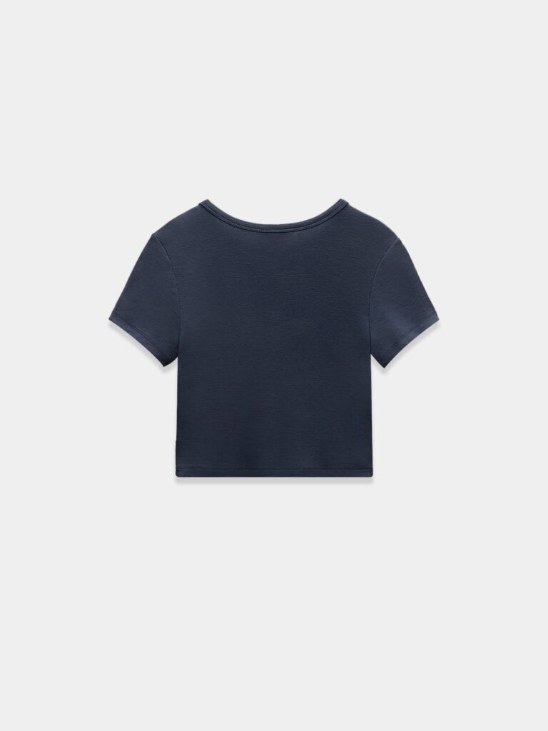 Black crop t-shirt