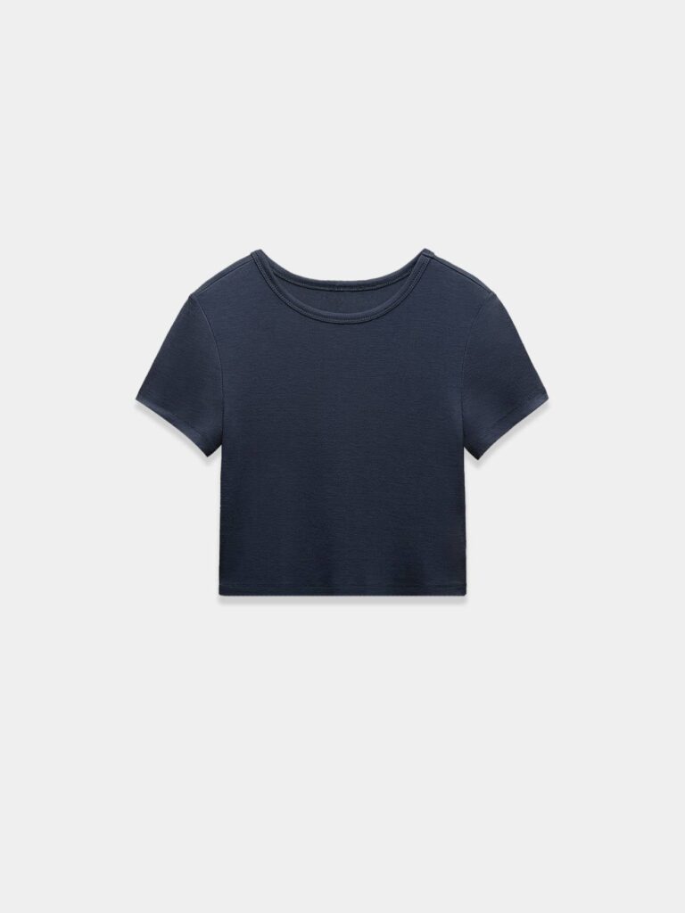 Black crop t-shirt