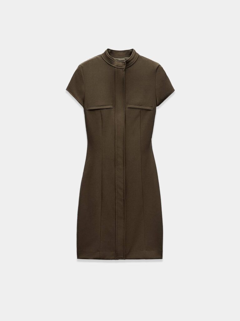 Green cargo dress