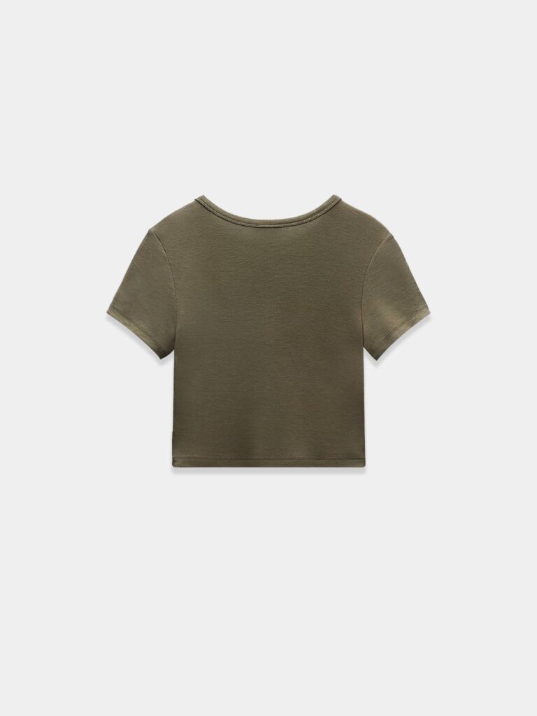 Black crop t-shirt